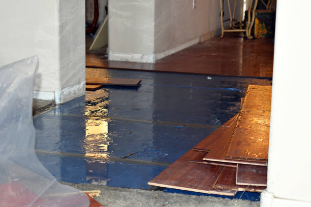 Professional Burst Pipe Cleanup technician working in Shafter, CA